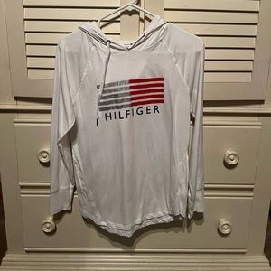 White thin hoodie medium women’s